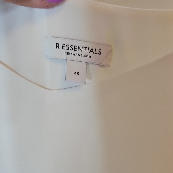 Essentials Cream Women's Tank Top - Picture 2 of 6